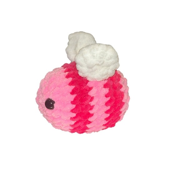 Other - Pink Crochet Bumblebee